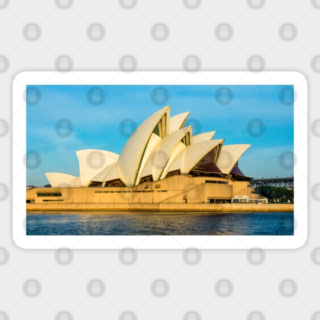 Sydney Opera House, NSW, Australia Sticker by Upbeat Traveler